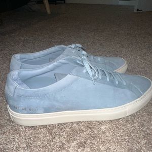 Men’s blue suede common projects size 13